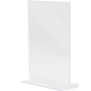 Borddisplay T-skilt, Securit®, A6, akryl, klar transparent, (1 stk.)