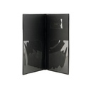 Regningsholder, Securit® BASIC, 23,7x12,5x0,5 cm, PVC, sort, (1 stk.)