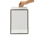 Menuholder, Securit® CRYSTAL DOUBLE, til 2 x A4 sider, PP, klar, (3 stk.)