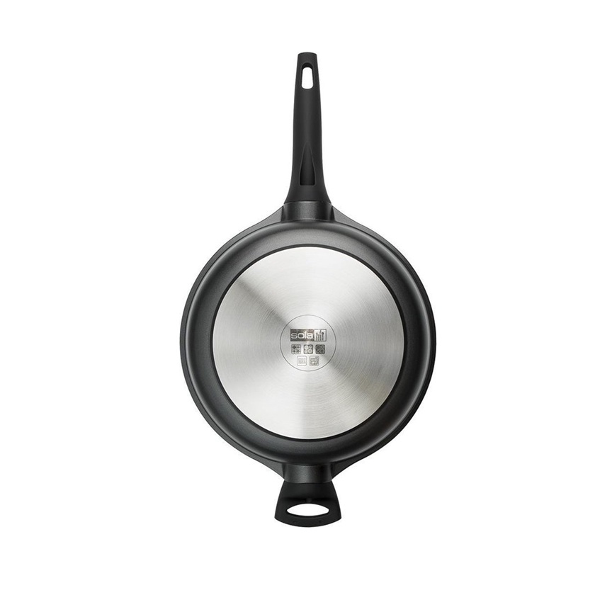 Sauterpande med glaslåg, Ø28 cm, SOLA Faircooking, (1 stk.)