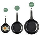 Stegepande, Ø20 cm, PFAS-fri keramisk non-stick, SOLA Cermanic Deluxe, (1 stk.)