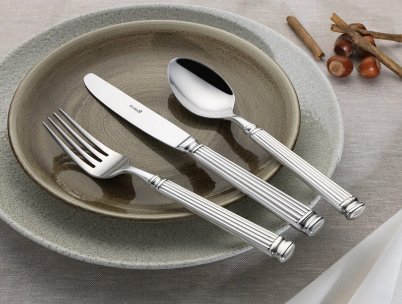 Østersgaffel, L14,9cm, 18/10 stainless steel, SOLA Facette, (12 stk.)