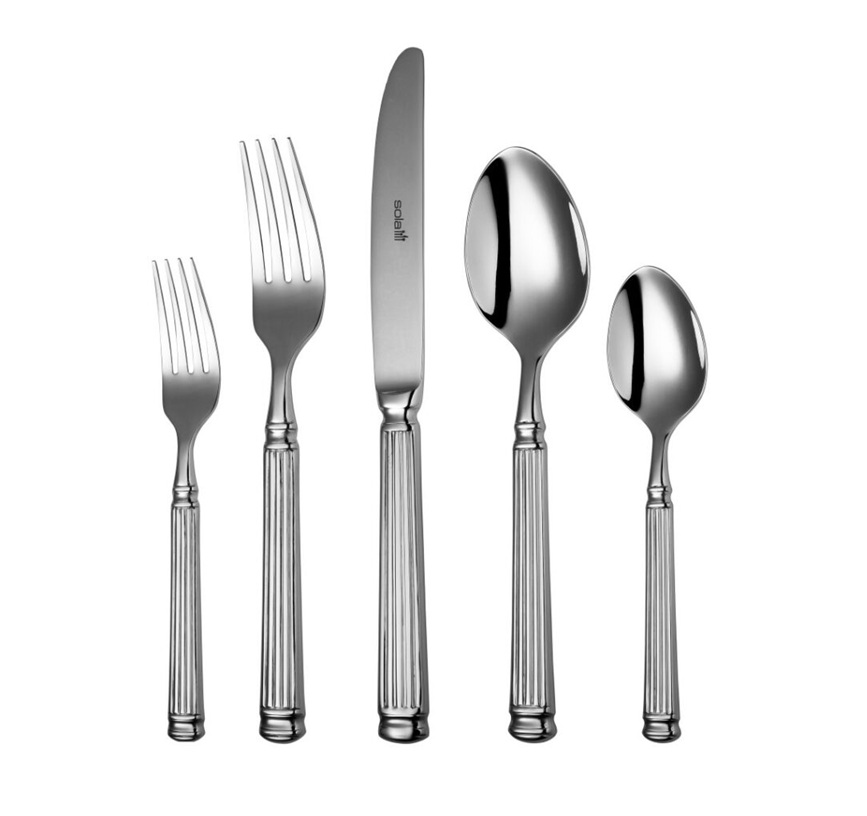 Smørkniv, L17,3cm, 18/10 stainless steel, SOLA Facette, (12 stk.)