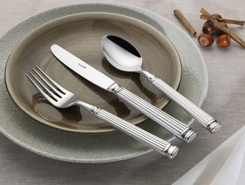 Smørkniv, L17,3cm, 18/10 stainless steel, SOLA Facette, (12 stk.)