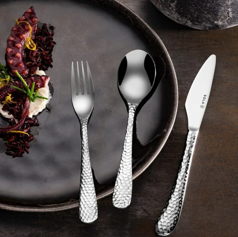 Gaffel, L23,8cm, 18/10 stainless steel, SOLA Lima, (6 stk.)