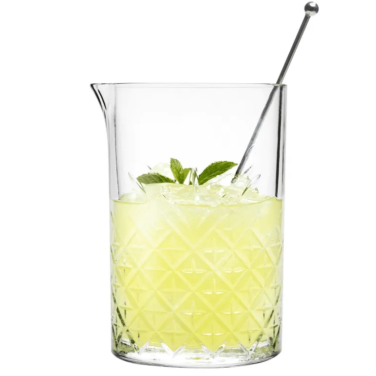 Mixkande, 72,5cl, klar m/ mønster, glas, Timeless, Beaumont, (1 stk.)