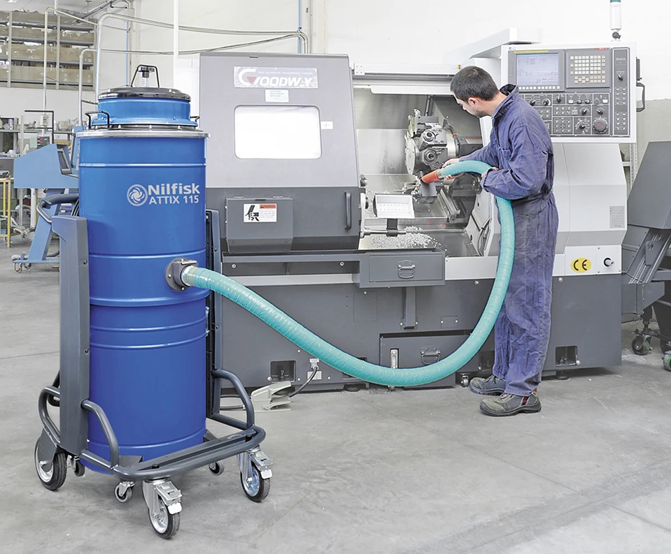 Nilfisk ATTIX 115-01, industristøvsuger, 37L, heavy-duty model til fint støv, (1 stk.)
