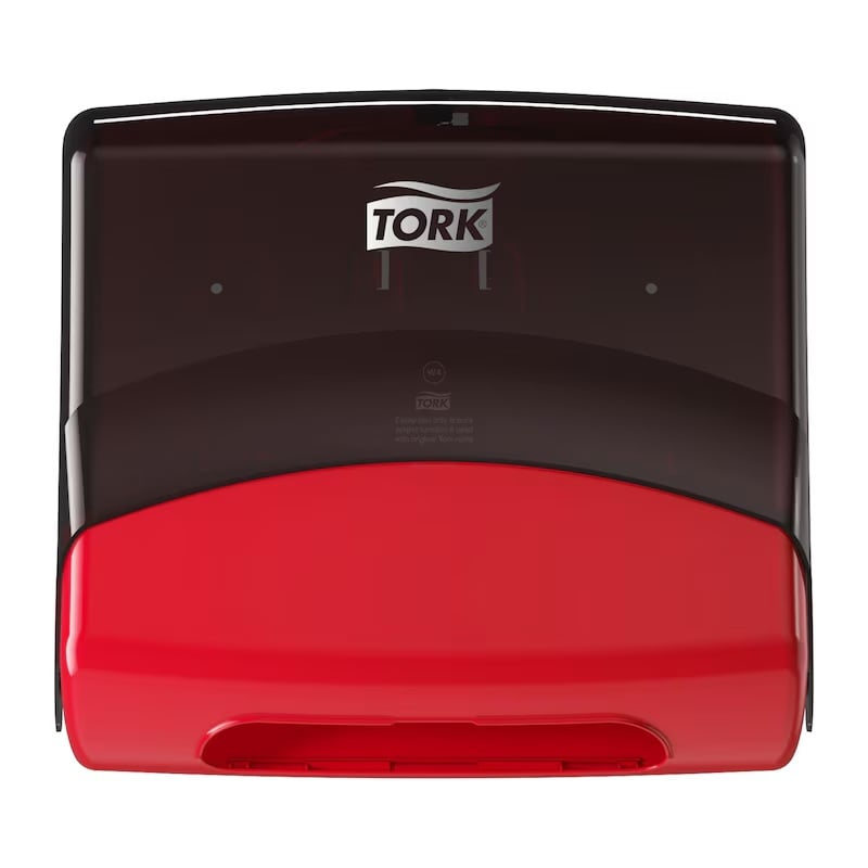Tork Top-Pak Dispenser - Sort/rød