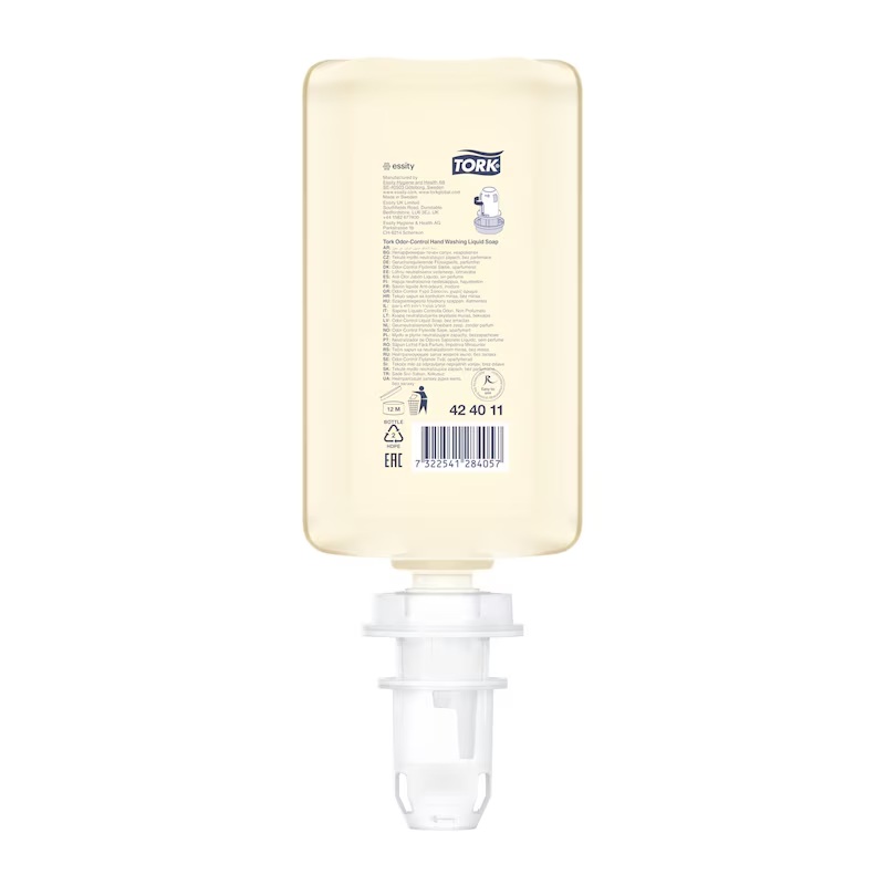 424011 Tork Odor Control Flydende Sæbe - bagside