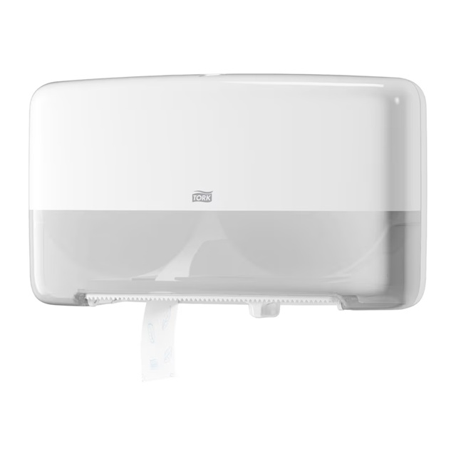 555500 Tork Dispenser Mini Jumbo Toiletpapir Twin med papir