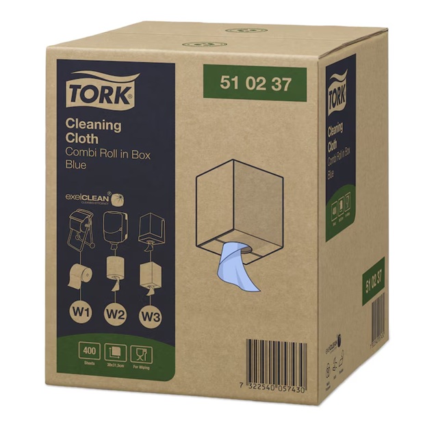 510237 Tork Aftørringsklud kasse