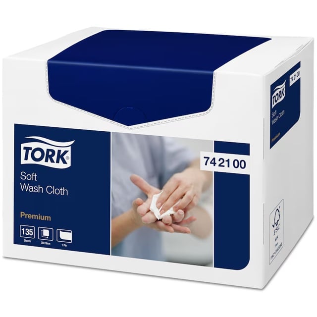 742100 Tork Premium Blød Vaskeklud