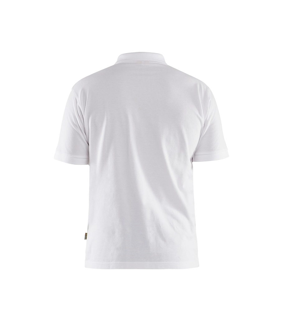 Blåkläder Poloshirt - hvid - bagfra