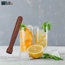 Brun muddler i 20cm træ