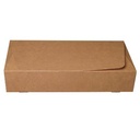 Smørrebrødsæske 321x170x60mm karton hvid/brun, (140 stk.)