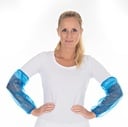 skåneærmer, 40cm, 20my, blå
