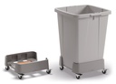 Affaldsvogn DURABIN® 90L rPP med spand