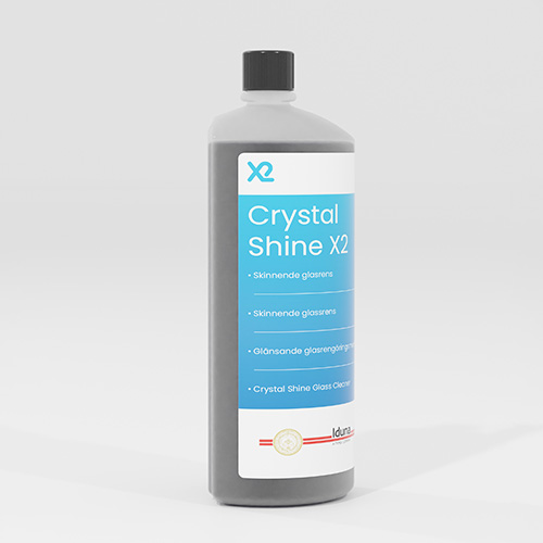 Skinnende glasrens, 325 ml, Crystal Shine, Evolution, X2, (1 stk.)