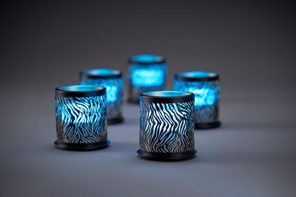 LED Mini, genopladelige, 4 styk, ekstratilbehør 48 x Ø 50 mm 13 t Hvid