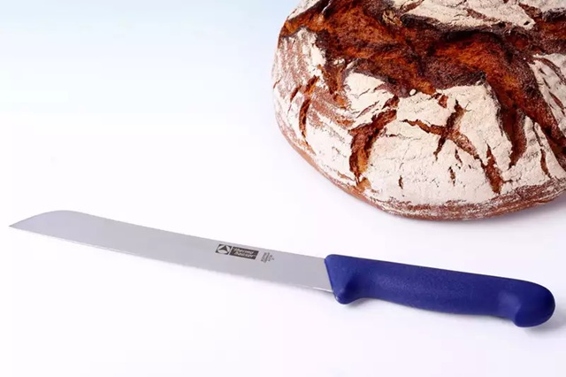 Brødkniv, rustfrit stål, ensidigt slebet, (1 stk.)