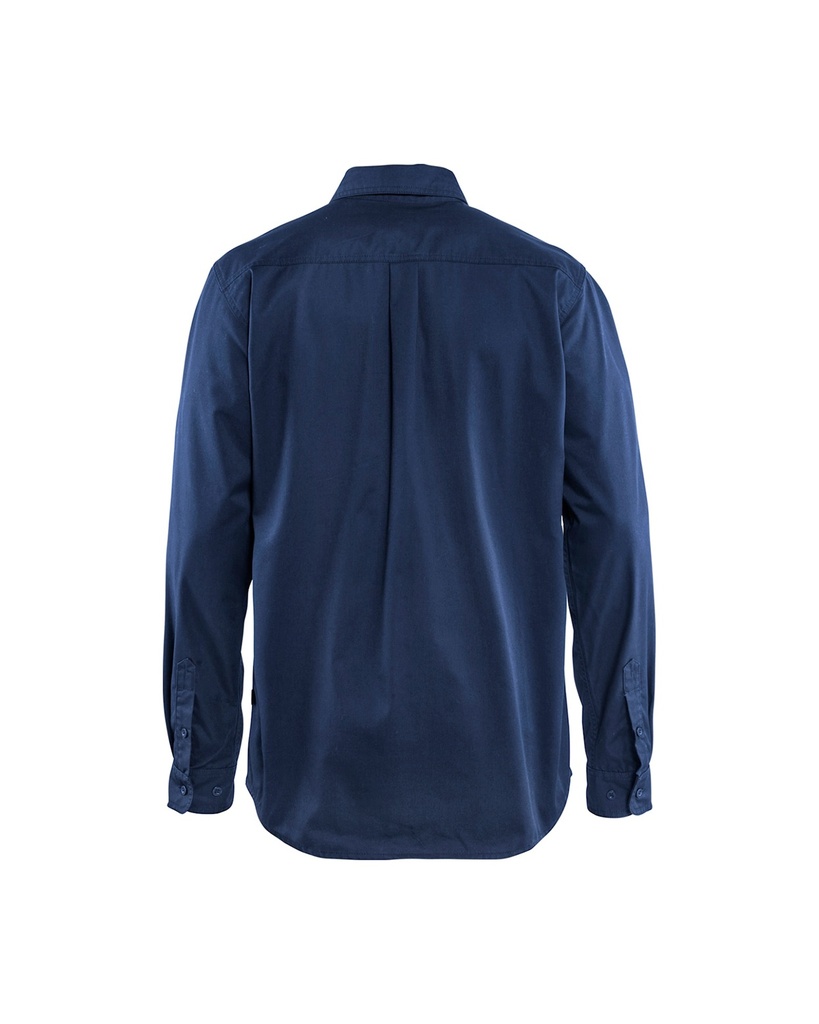 Twill Skjorte, Marineblå, Blåkläder