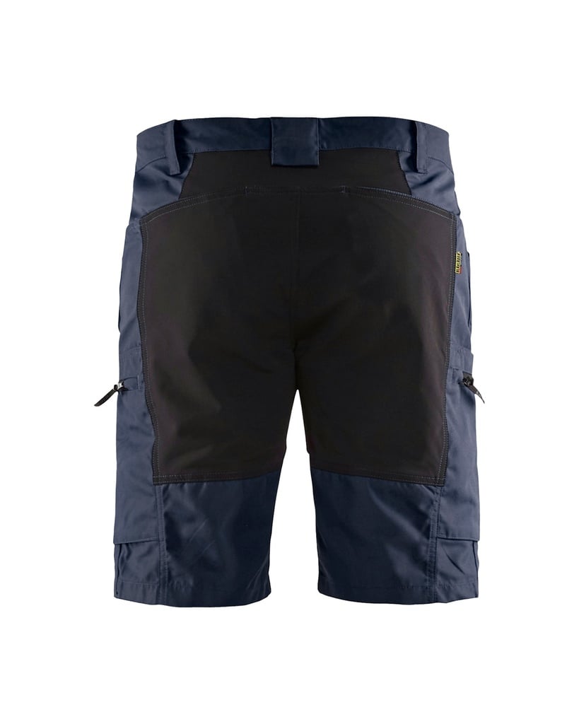 Service Shorts med stretch, i farven Mørk Marineblå/Sort, Blåkläder