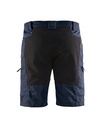 Service Shorts med stretch, i farven Mørk Marineblå/Sort, Blåkläder