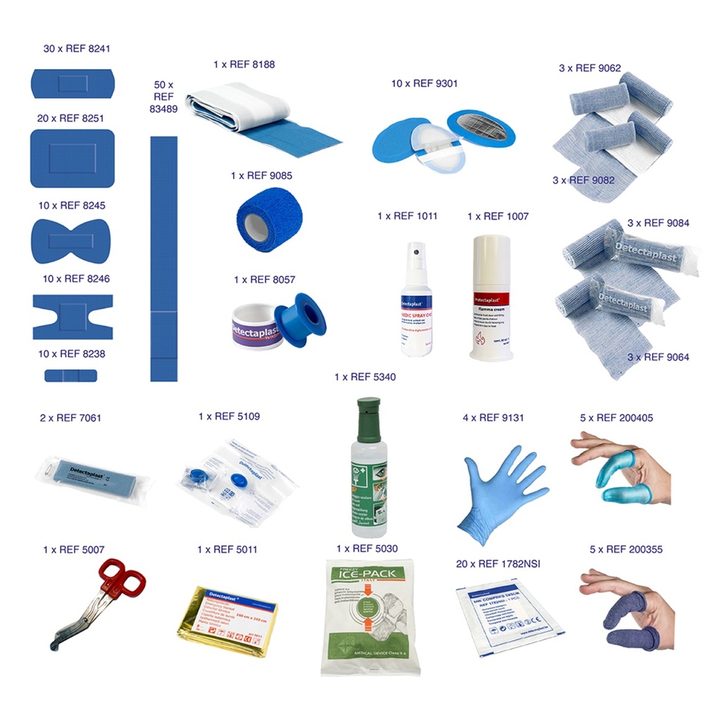 Detectaplast 9040 indhold