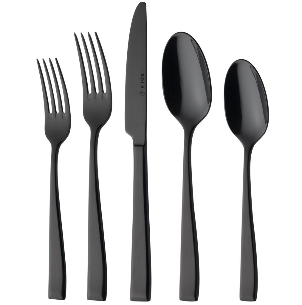 Sola Cutlery - Durban Mirror Black