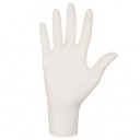 Hvid latexhandske