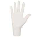 Hvid latexhandske
