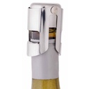 Champagneprop/stopper, krom, rustfri stål
