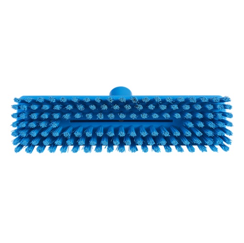 Vikan 70433 Vægvaskebørste m/vandgennemløb, 270 mm, Medium, Blå