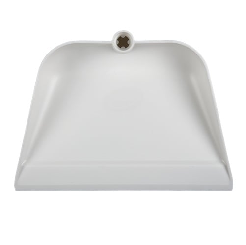Fejebakke med lang skaft, Vikan, 33x20x8,8cm, hvid, aluminium/PP
