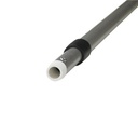 Vikan 290600 Aluminiumsteleskopskaft, 1005 mm, Ø26 mm, Gevind, Sort