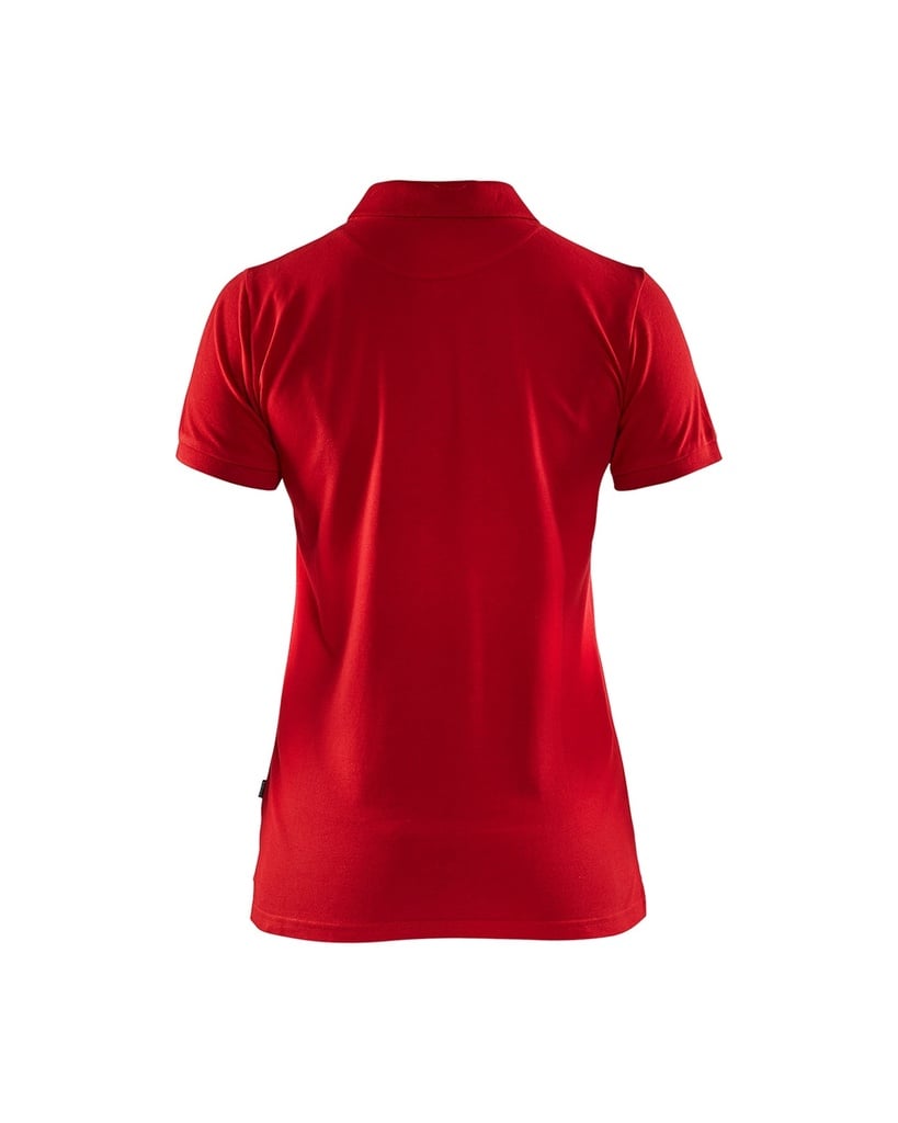 Dame Poloshirt, i farven Rød, Blåkläder