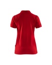 Dame Poloshirt, i farven Rød, Blåkläder