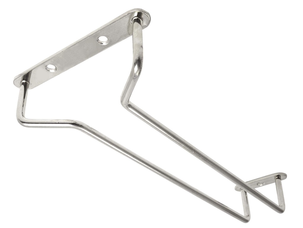 Glasophæng til loft, 25cm, rustfrit stål