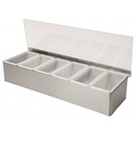 Garnish holder, 473ml pr. rum - 6-rums, rustfrit stål, Beaumont 3763