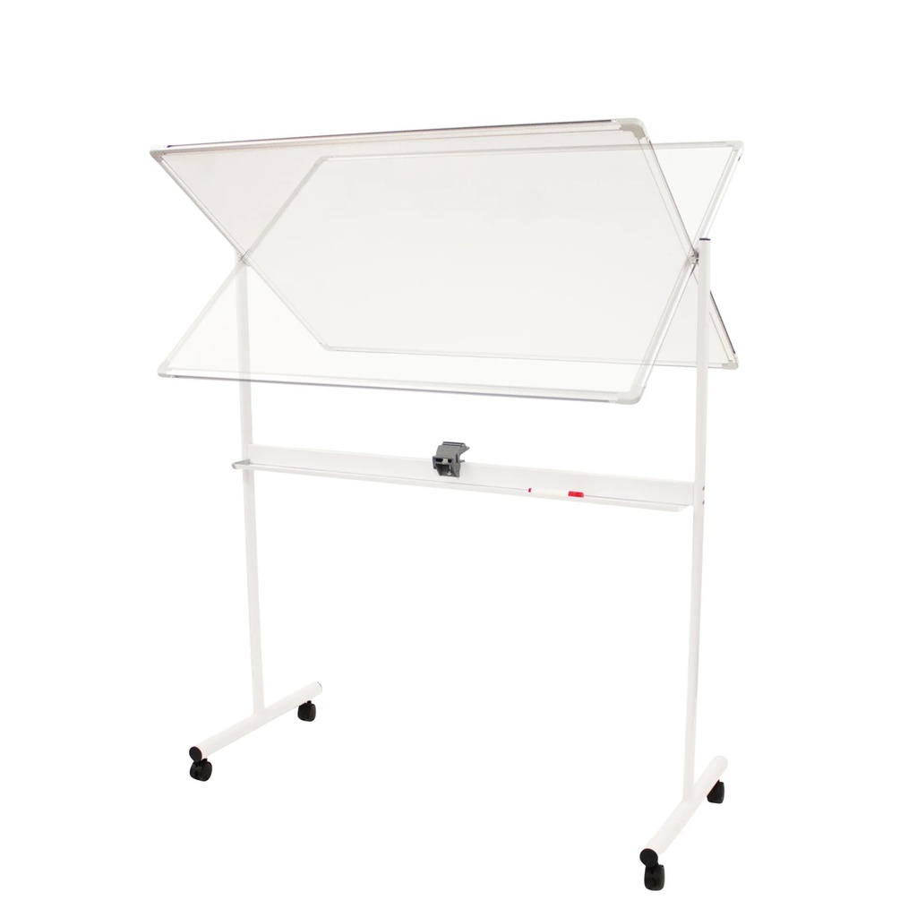Magnetisk whiteboard på hjul, vendbar