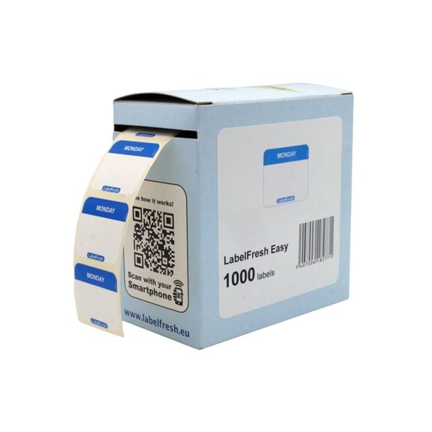 HACCP labels, Mandag, 3x2,5cm, LabelFresh Easy, (pk á 1000 stk.)