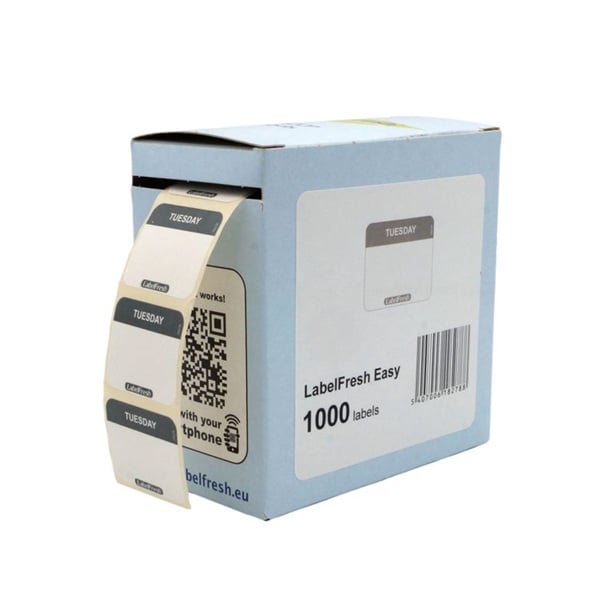 HACCP labels, Tirsdag, 3x2,5cm, LabelFresh Easy, (pk á 1000 stk.)