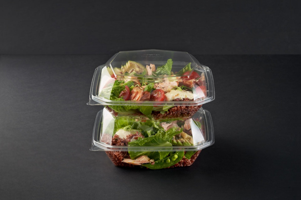 Bakke, Octaview, RPET, transparent, 800ml, Duni