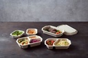 Bakke, Side Dish, Fiber/PE, 1-rums, 140x116x37mm, Duni