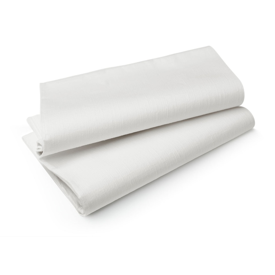 Borddug, Evolin, 127x127mm, hvid, Duni