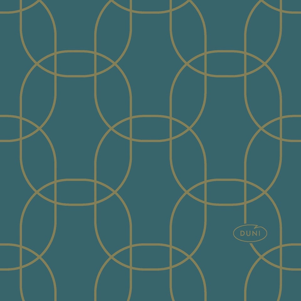 Serviet, Dunisoft, 20x20cm, "Golden Deco", Duni