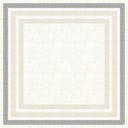 Stikdug, Dunicel, 84x84cm, Rigato sort, Duni