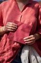 DUNI 2733   Tissue serviet 40 x 40 cm Bordeaux 3-lags