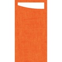 Bestiklomme, Serviet, Sacchetto, Dunisoft, 230x115mm, Sun Orange, Duni
