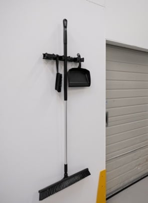 Vægophæng til redskaber, Vikan, 42x8,7x4,8cm, hvid, PP/TPE, 5 redskaber, (1 stk.)